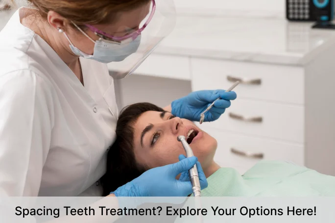 Teeth space treatment